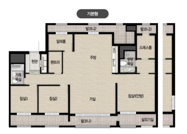 124A 기본형 평면도