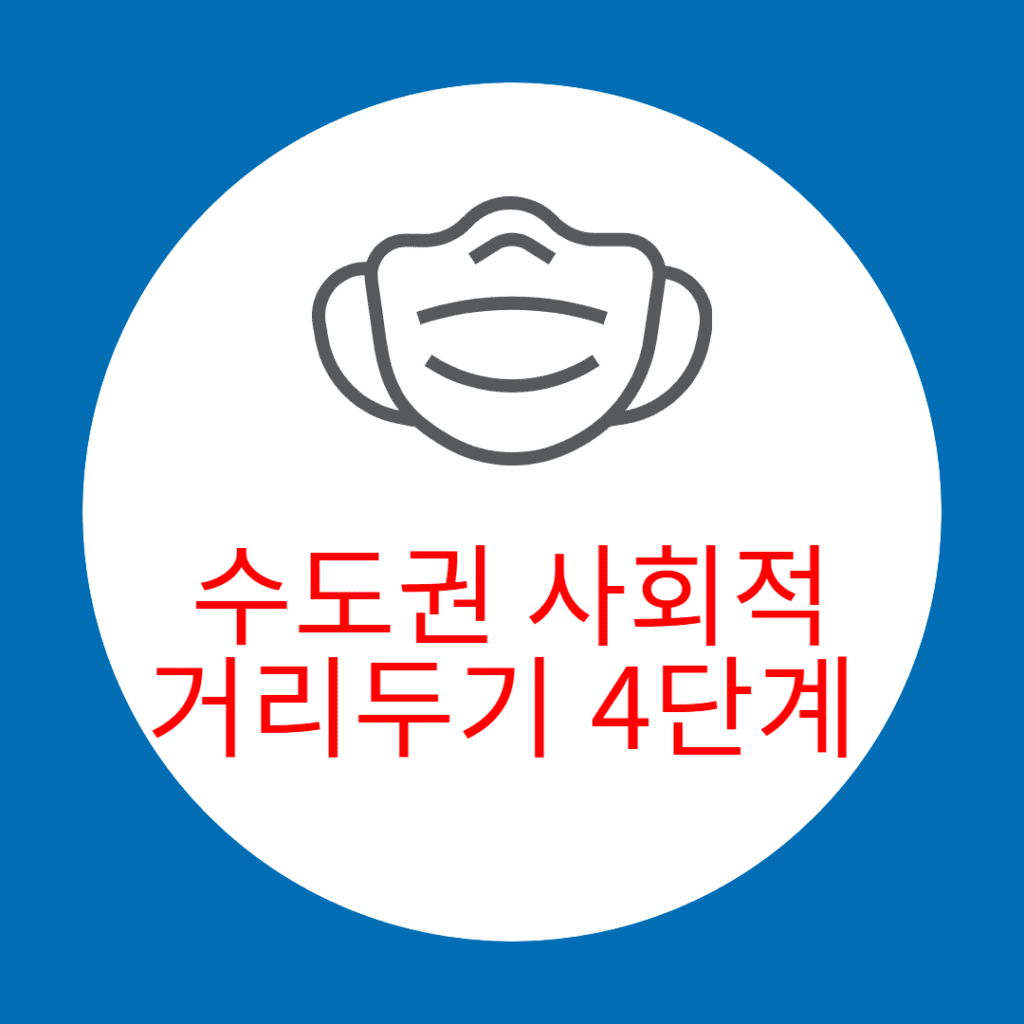 수도권 사회적 거리두기 4단계