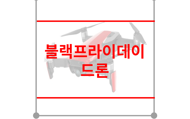 블랙프라이데이 드론