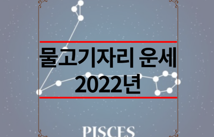 물고기 자리 운세 2022년