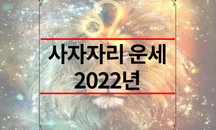 사자 자리 운세 2022년