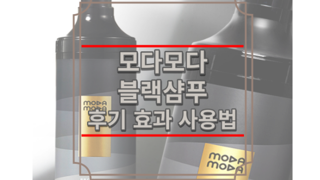 모다모다 블랙샴푸