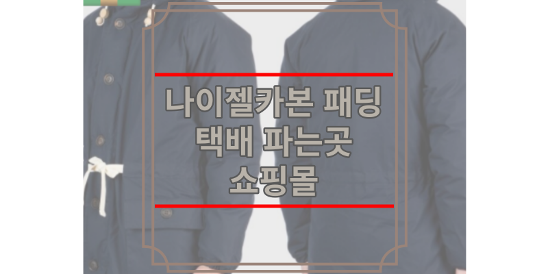 나이젤카본 패딩