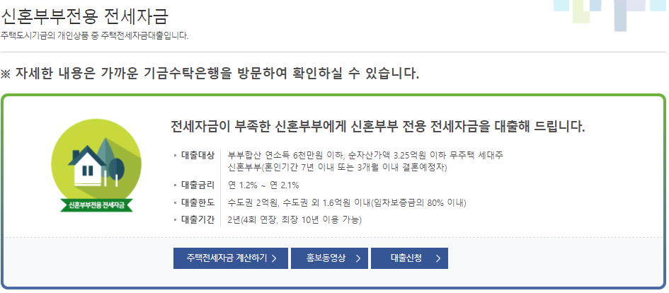 전세자금대출 종류