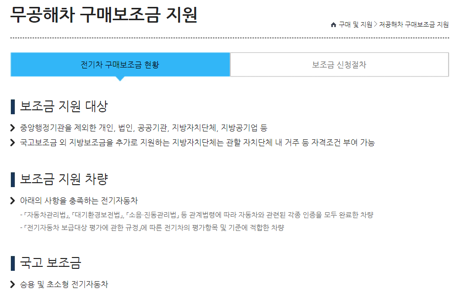 2022 전기차 보조금