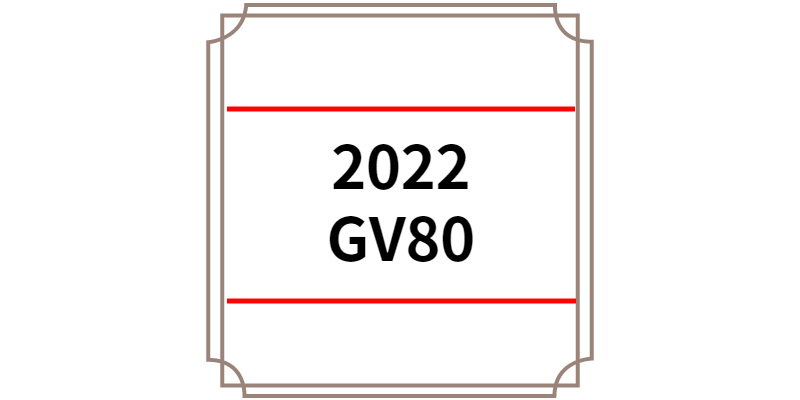2022 GV80