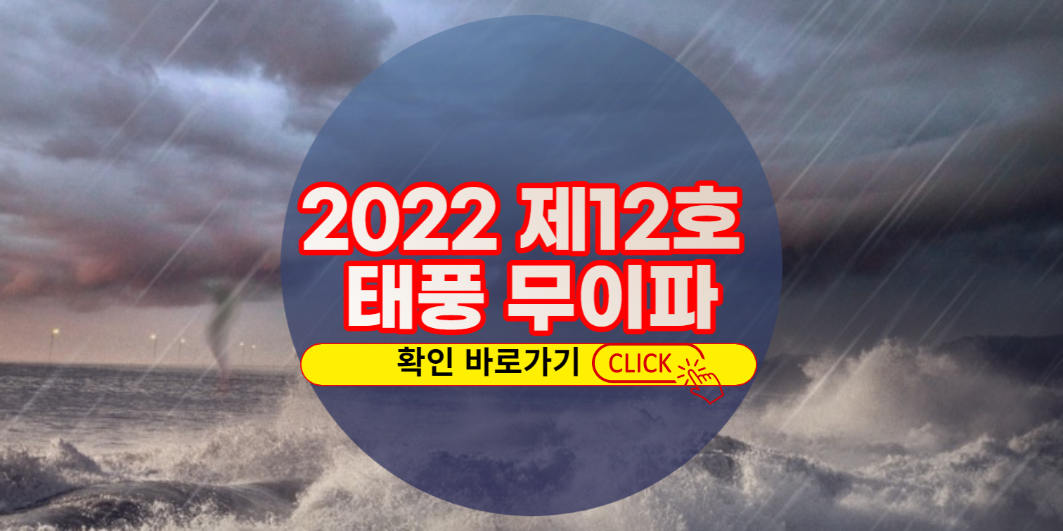 2022년 제12호 태풍 무이파