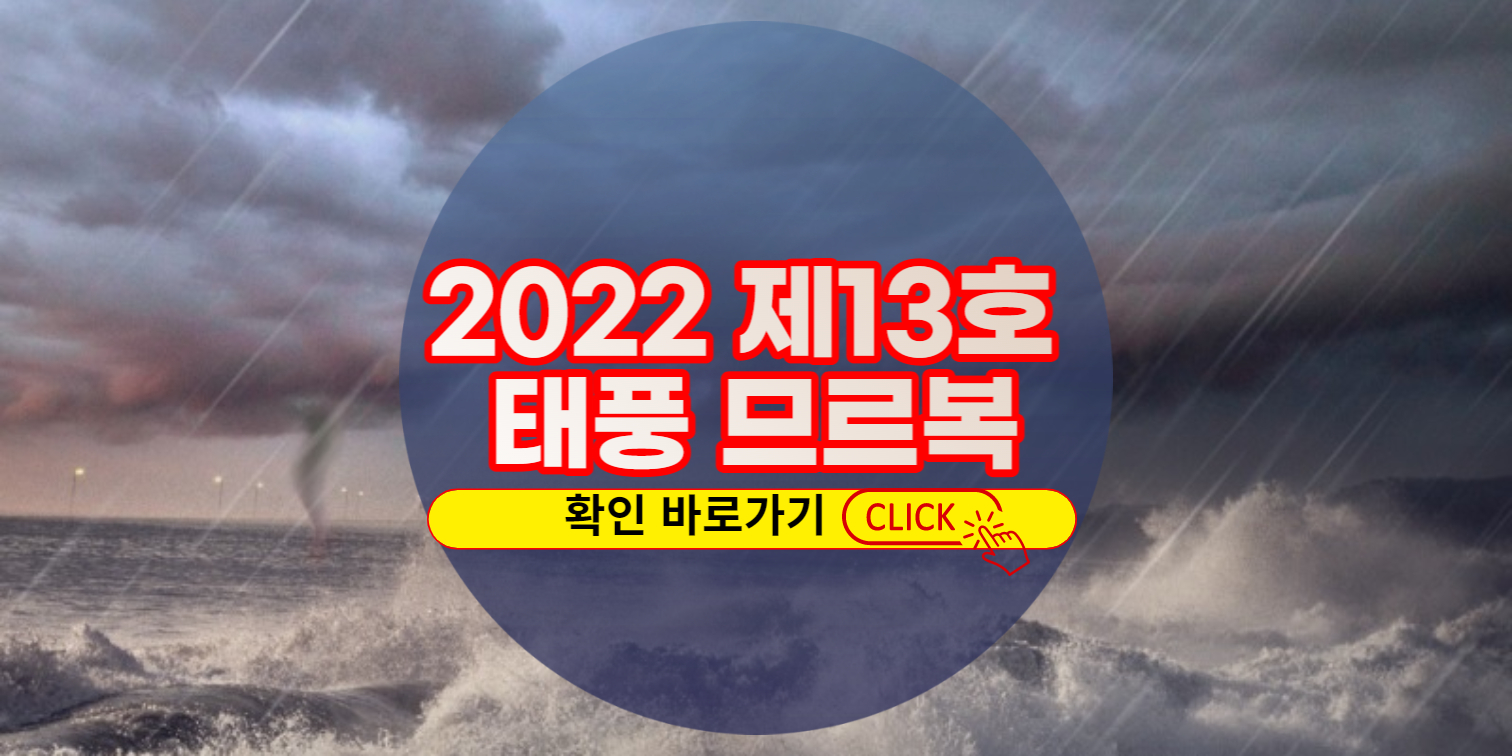 2022년 제13호 태풍 므르복