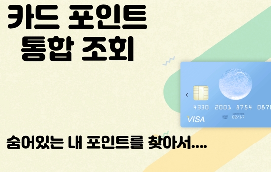 카드 포인트 통합 조회