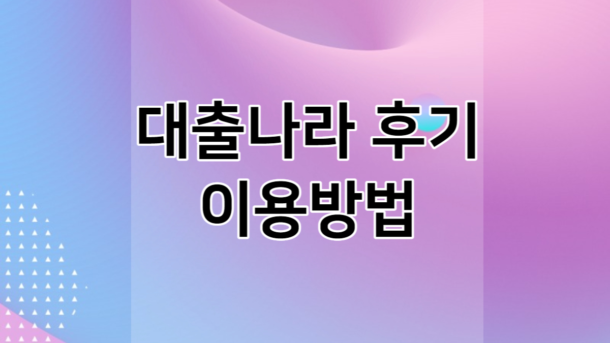 대출나라
