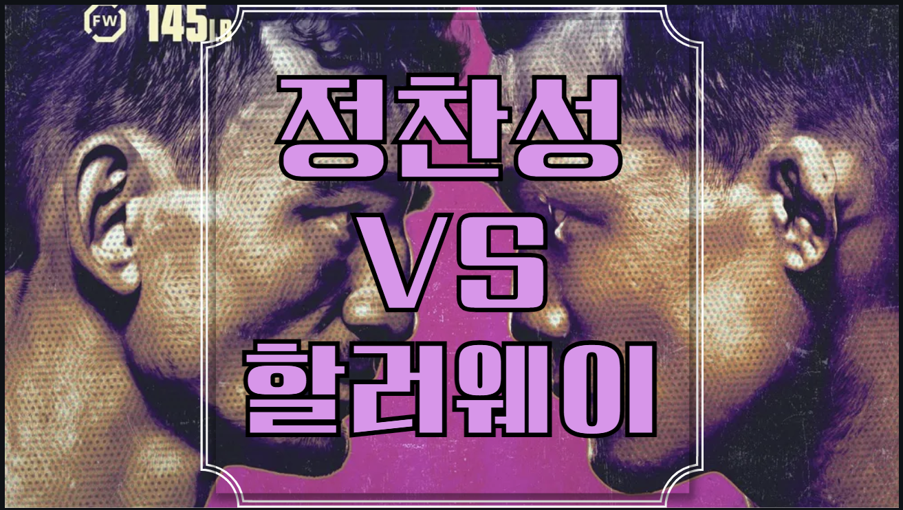 정찬성 할로웨이 중계
