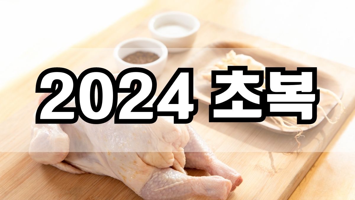 2024년 초복