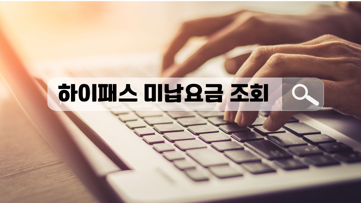 하이패스 미납요금 조회